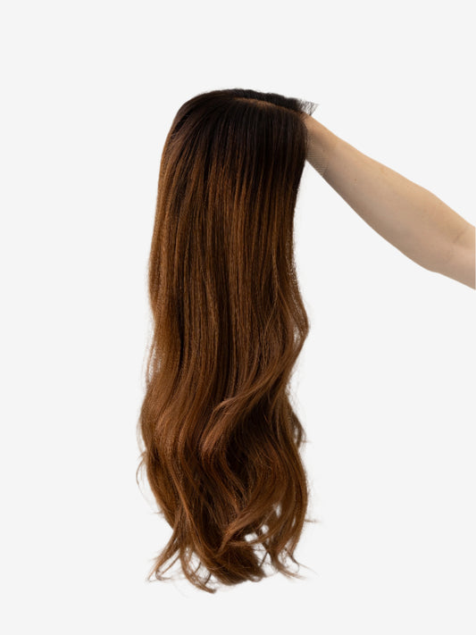 Cosmic With Rooting | 24 inches | Medium Glueless Human Hair Wig