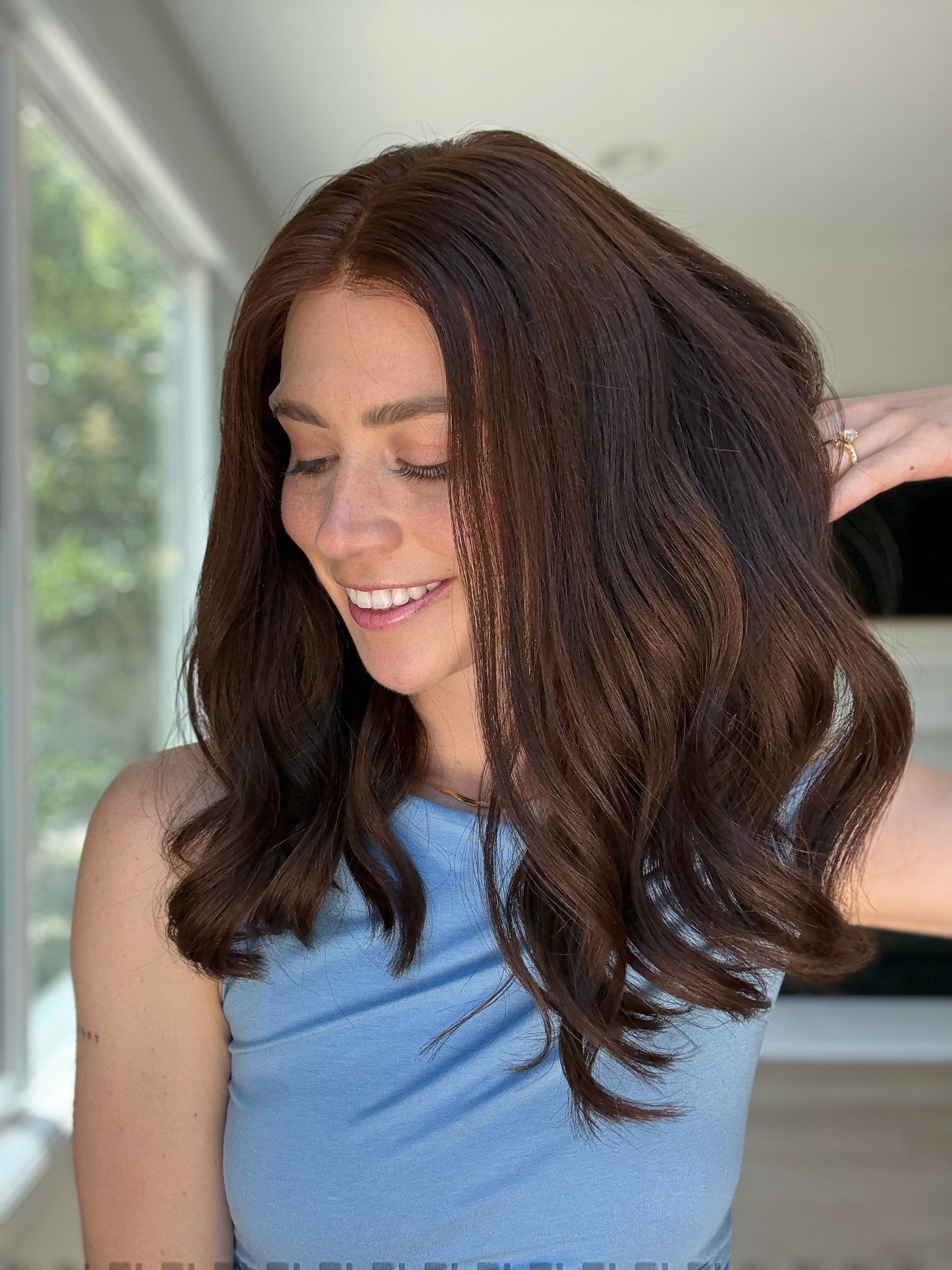 Royal | 18 inches | Medium Glueless Human Hair Wig