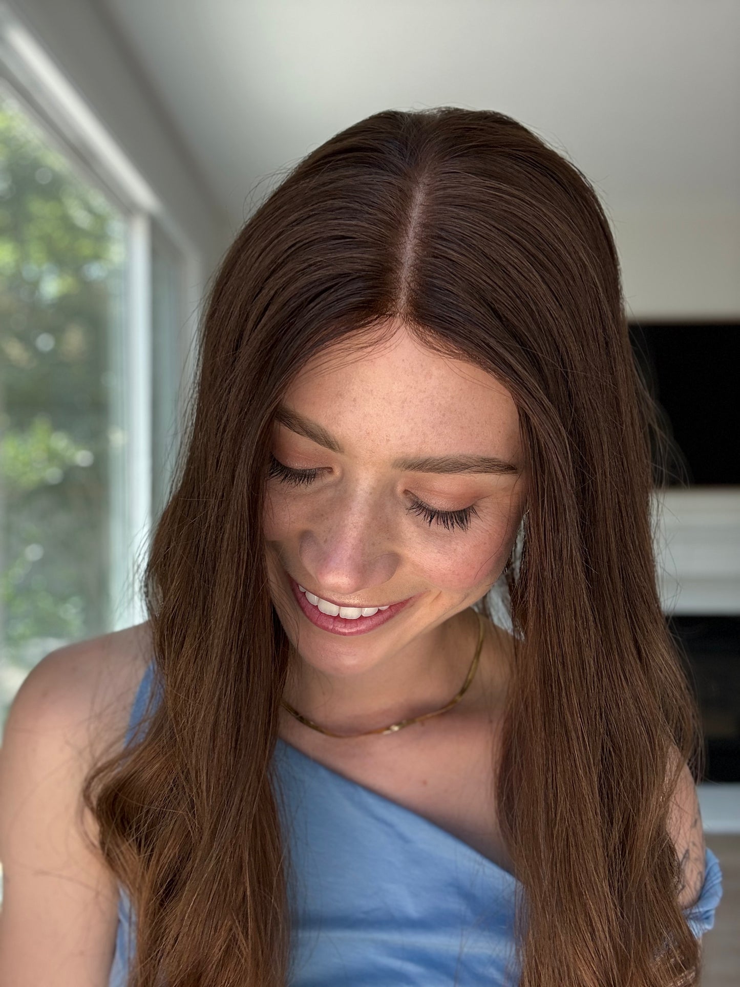 Lively | 22 inches | 7x7 Lace Human Hair Topper
