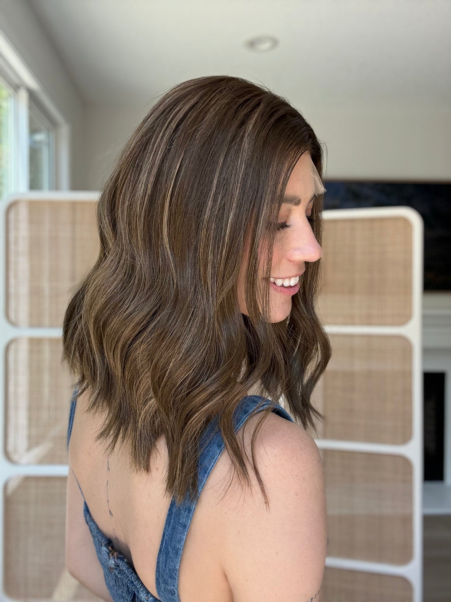 Magical With Rooting| 16 inches | Medium Glueless Human Hair Wig