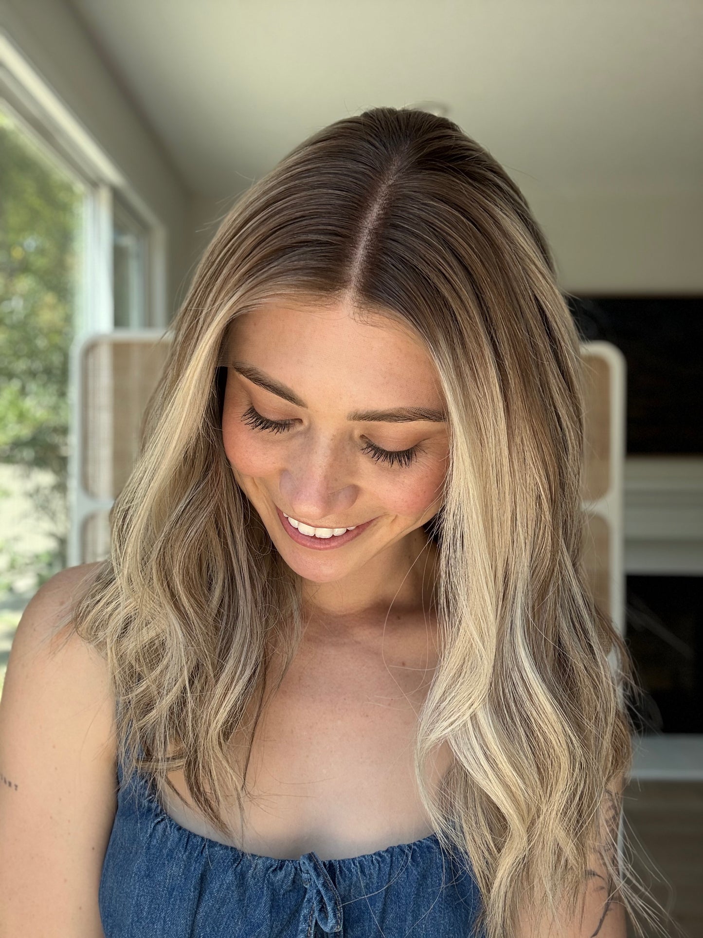 Custom Inspired | 18 inches | Small Glueless Human Hair Wig