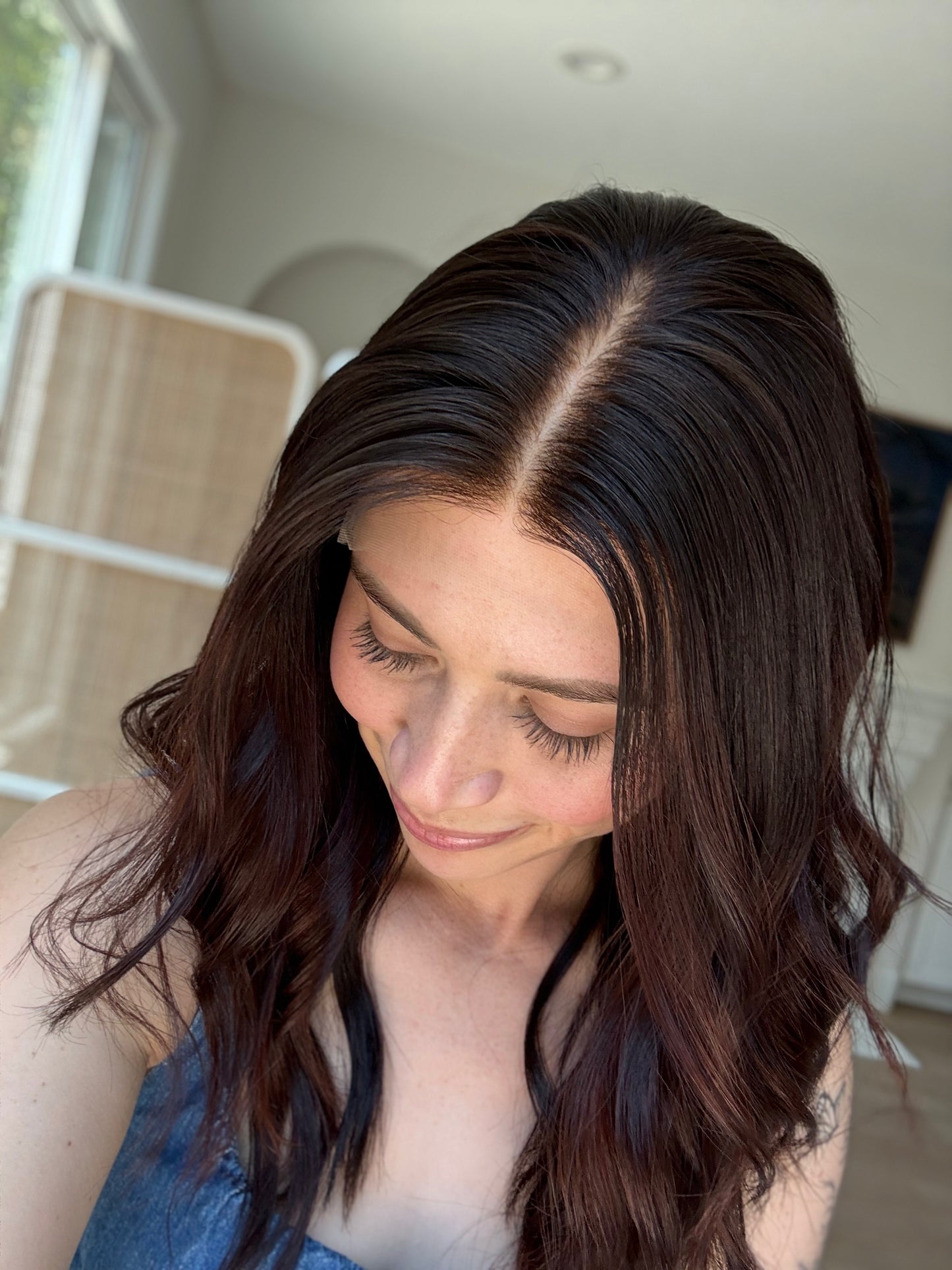 Custom Enchanted | 20 inches | Medium Glueless Human Hair Wig