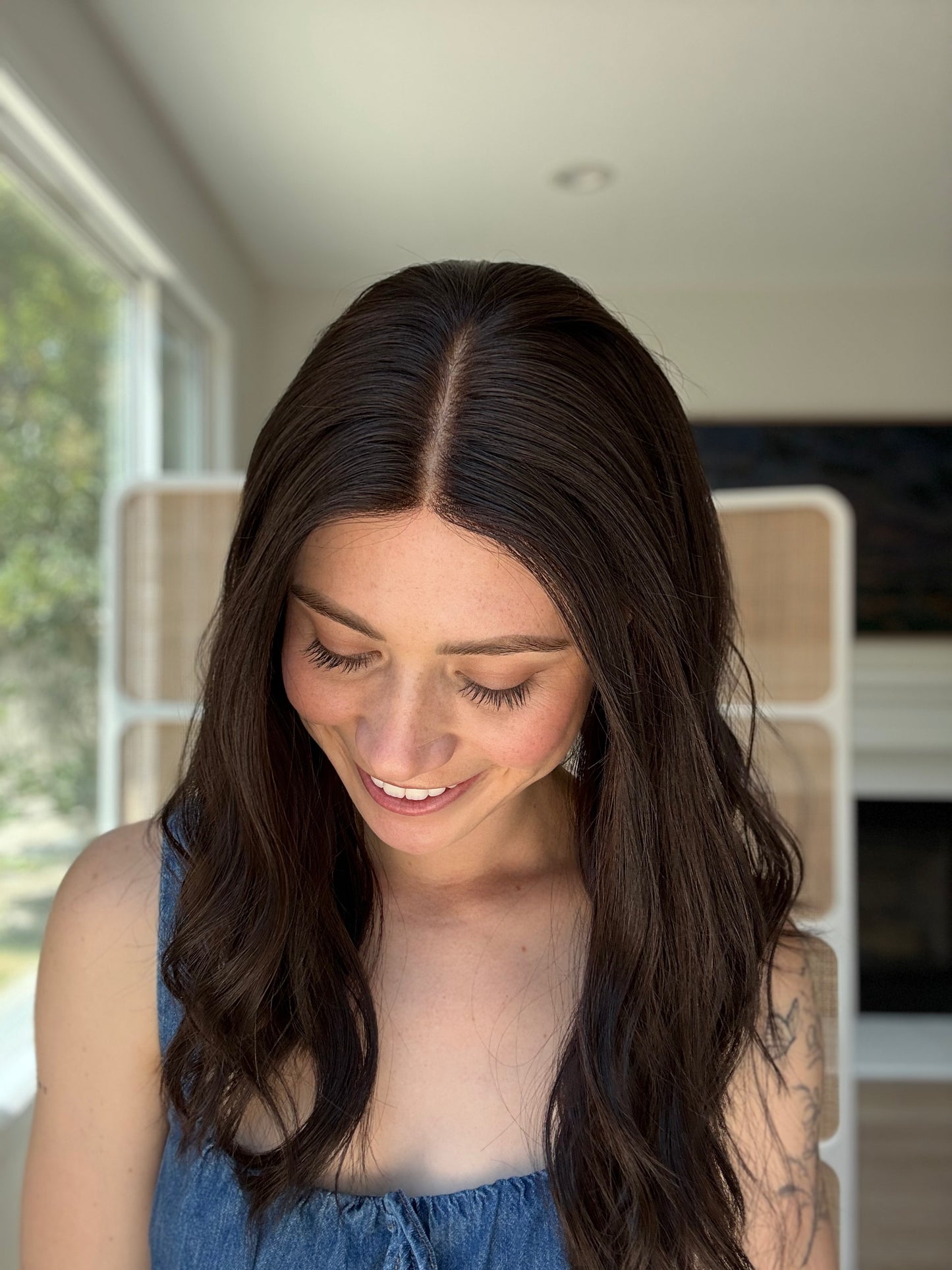 Thriving | 20 inches | 8x8 Lace Human Hair Topper