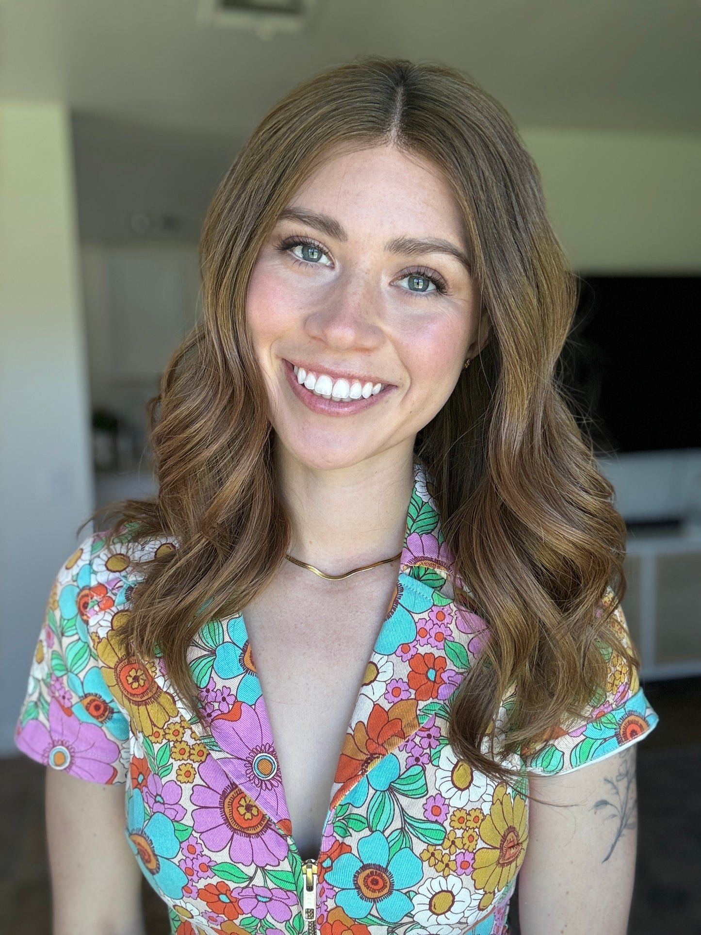 Joyful Wig With Rooting / 18 Inch Hair / Medium Wig Cap
