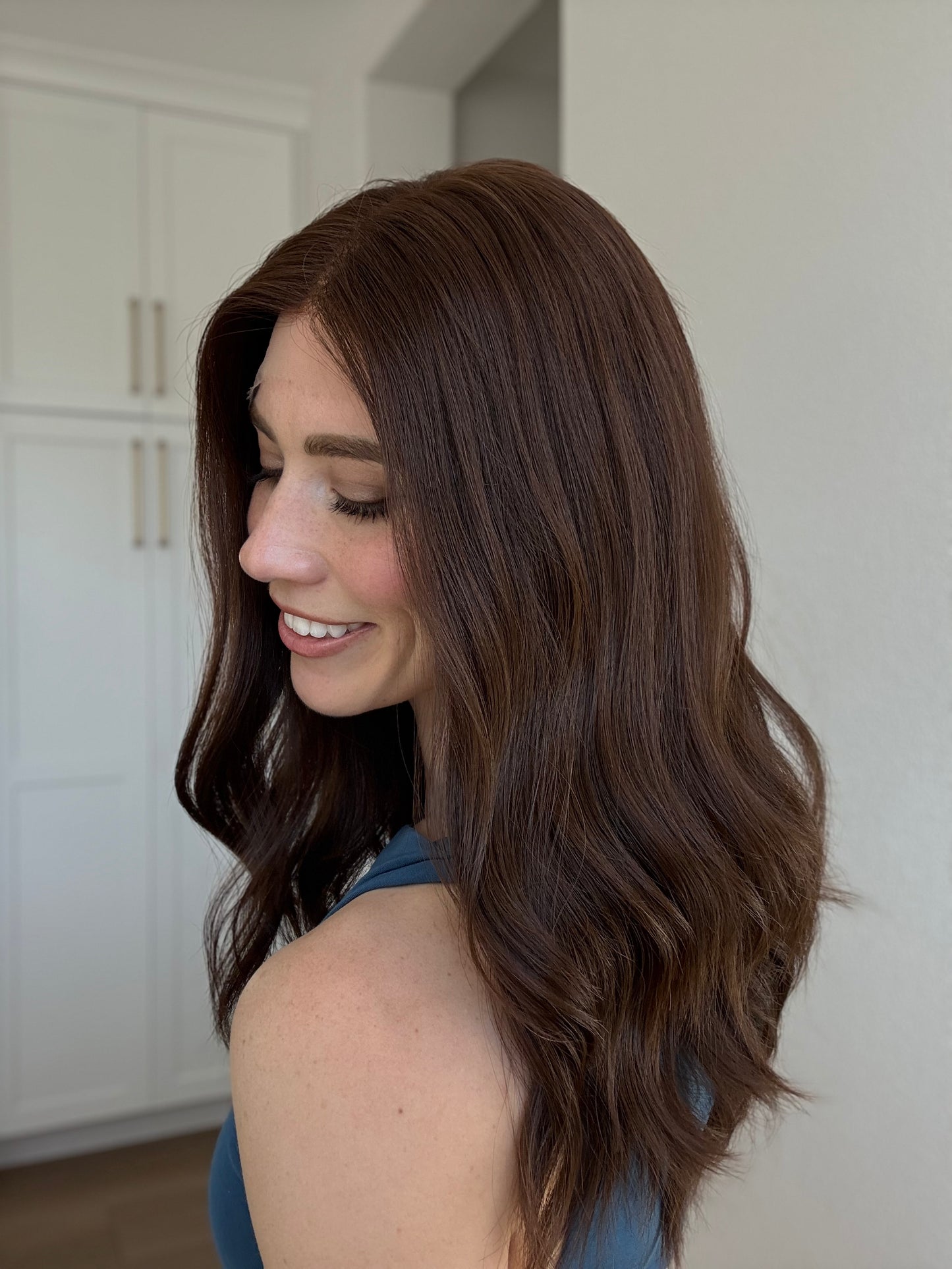 Royal | 18 inches | Medium Glueless Human Hair Wig