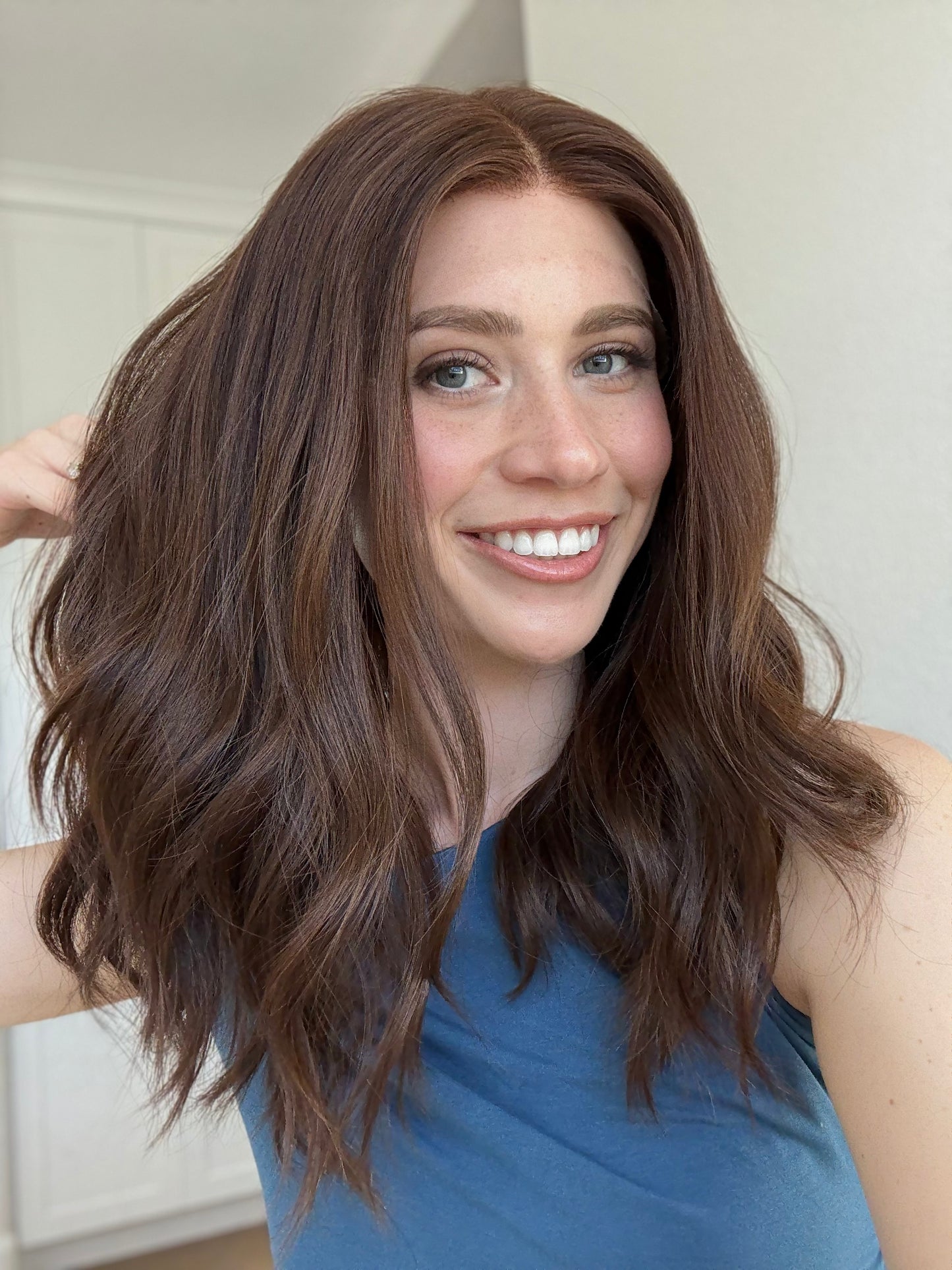 Royal | 18 inches | Medium Glueless Human Hair Wig