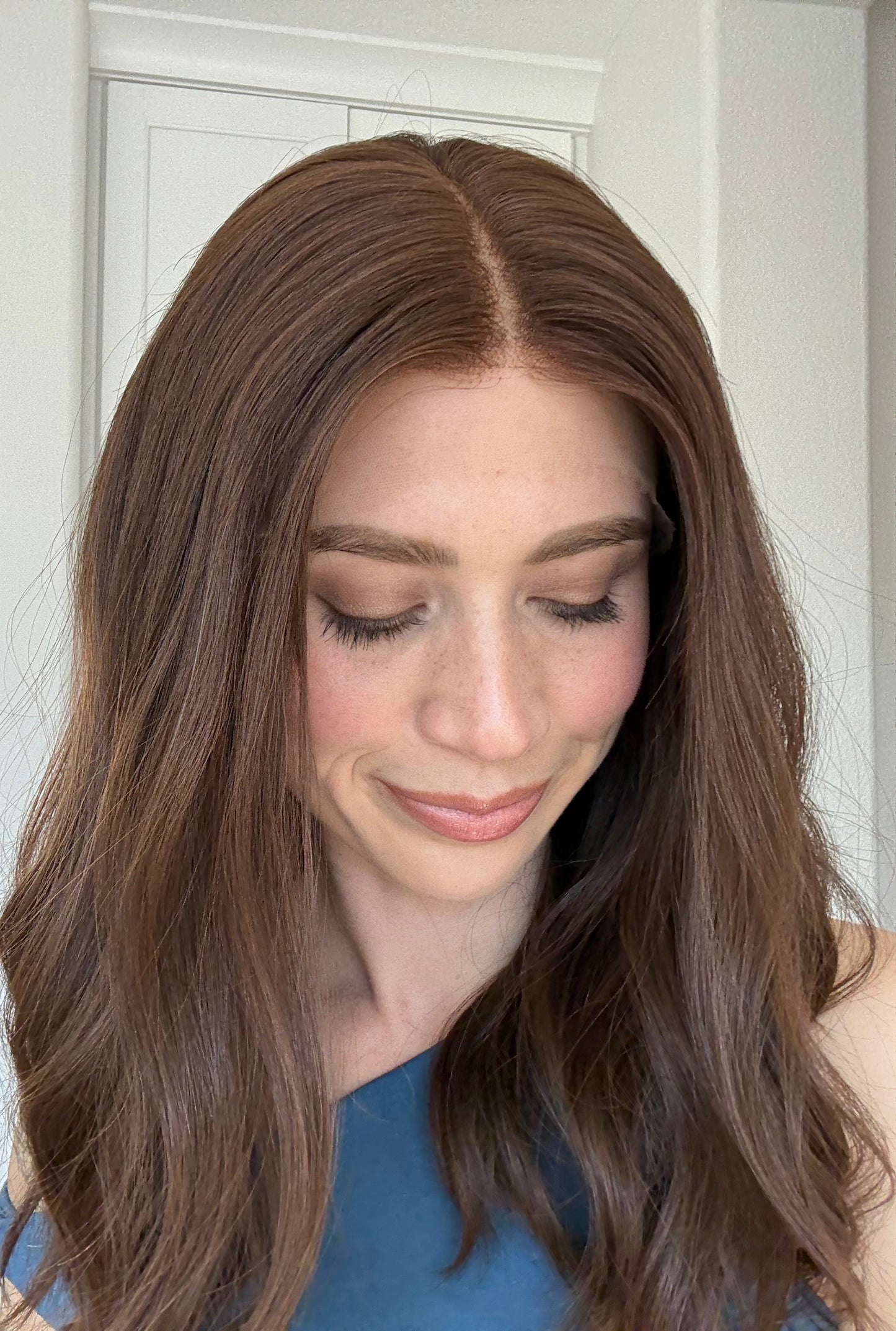 Royal | 18 inches | Medium Glueless Human Hair Wig