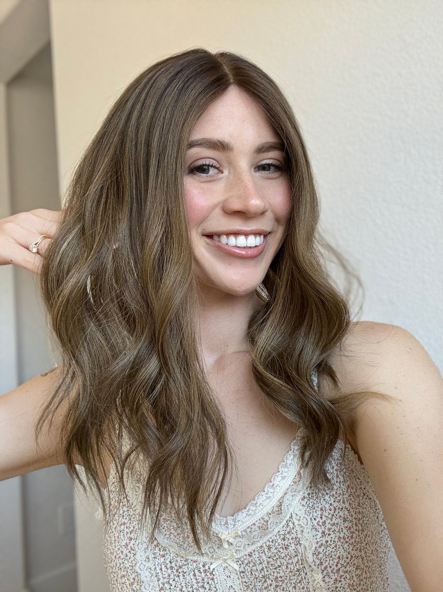 Dimensional Brunette | 20 inches | 8x8 Lace Human Hair Topper