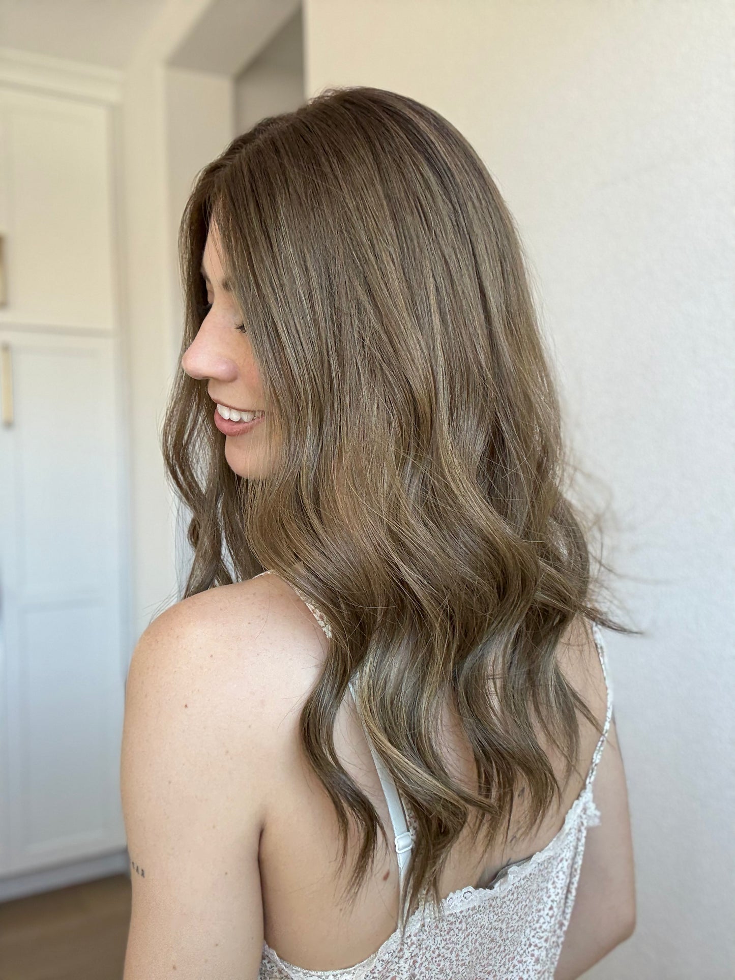 Dimensional Brunette | 20 inches | 8x8 Lace Human Hair Topper