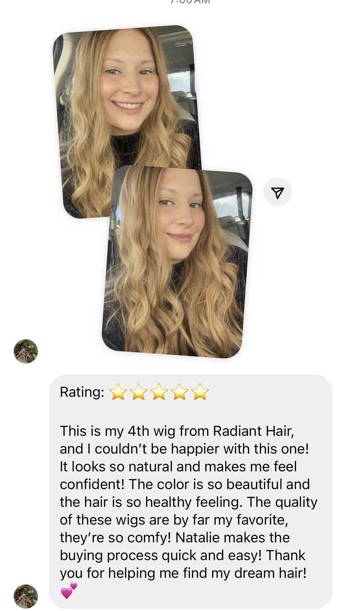 5 star radiant wigs review