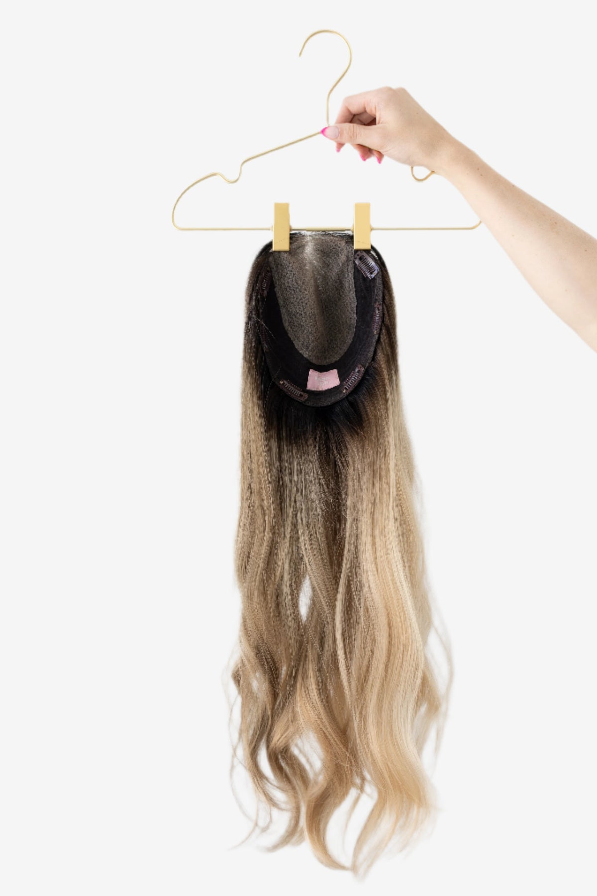 7x7 Human Hair Topper with Bangs for Thinning Hair Large Coverage Straight Remy Human Hair Toppers With Bangs Toupee... From  main image 3