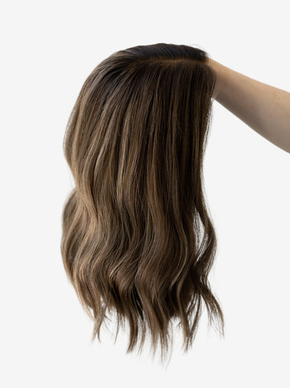 Magical With Rooting| 16 inches | Medium Glueless Human Hair Wig