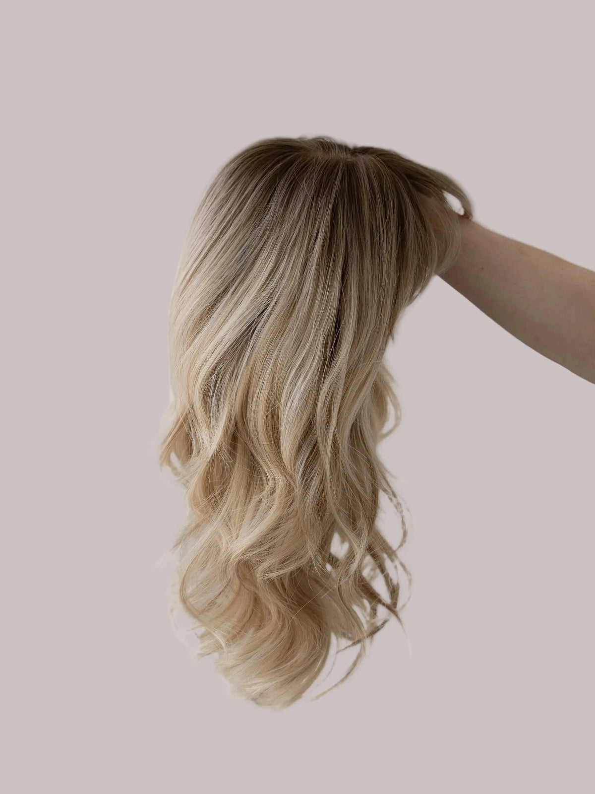 Victorious With Rooting and Bangs // 18 inches // Small Wig Cap