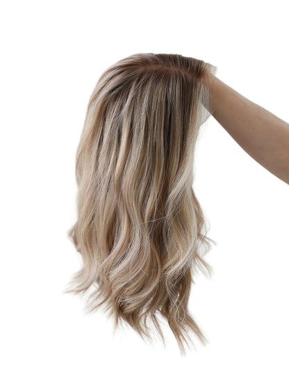 Golden With Rooting | 18 inches | Small Glueless