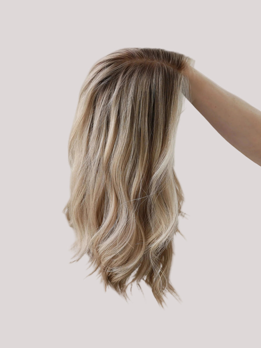 Golden With Rooting | 18 inches | Small Glueless