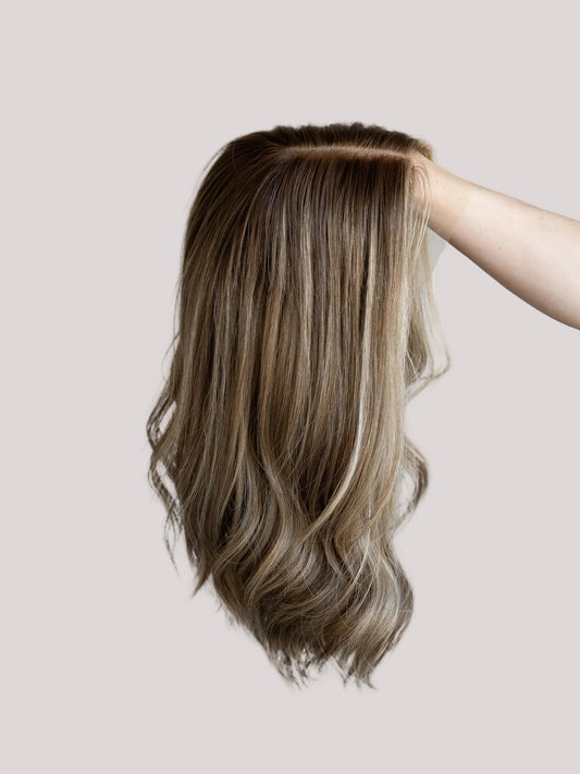 Confident With Rooting // Signature Wig // 18 inches // Small