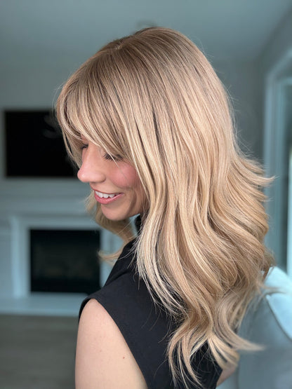 Victorious With Rooting and Bangs // 18 inches // Small Wig Cap