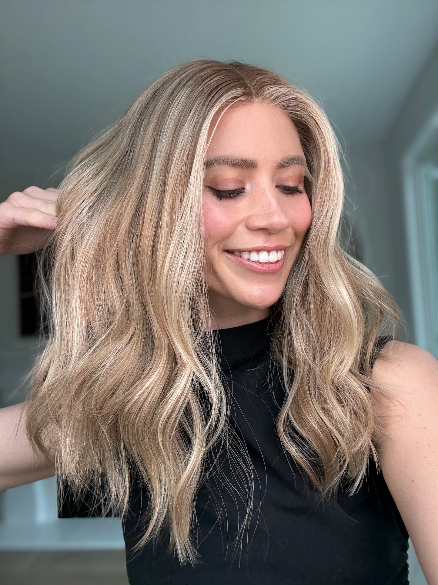 Golden With Rooting | 18 inches | Small Glueless