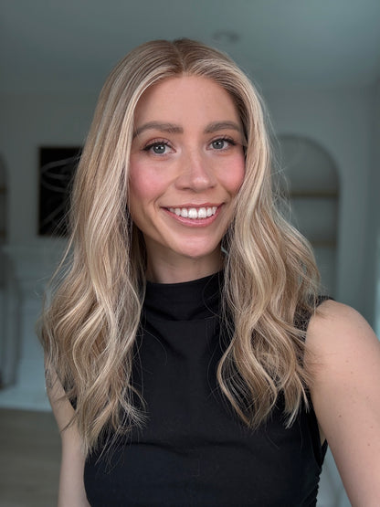 Golden With Rooting | 18 inches | Small Glueless