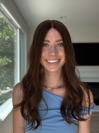 Timeless | 22 inches | 7x7 Lace Human Hair Topper