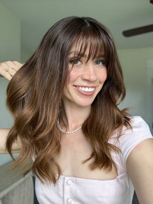 Joyful With Bangs // Signature Wig // 18'' // Medium