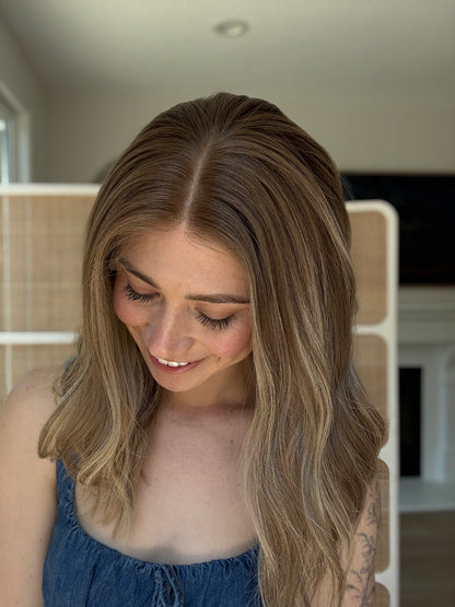 Teddy Blonde | 18 inches | XS/Small Glueless Human Hair Wig