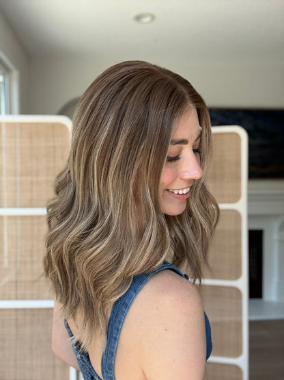Teddy Blonde | 18 inches | XS/Small Glueless Human Hair Wig