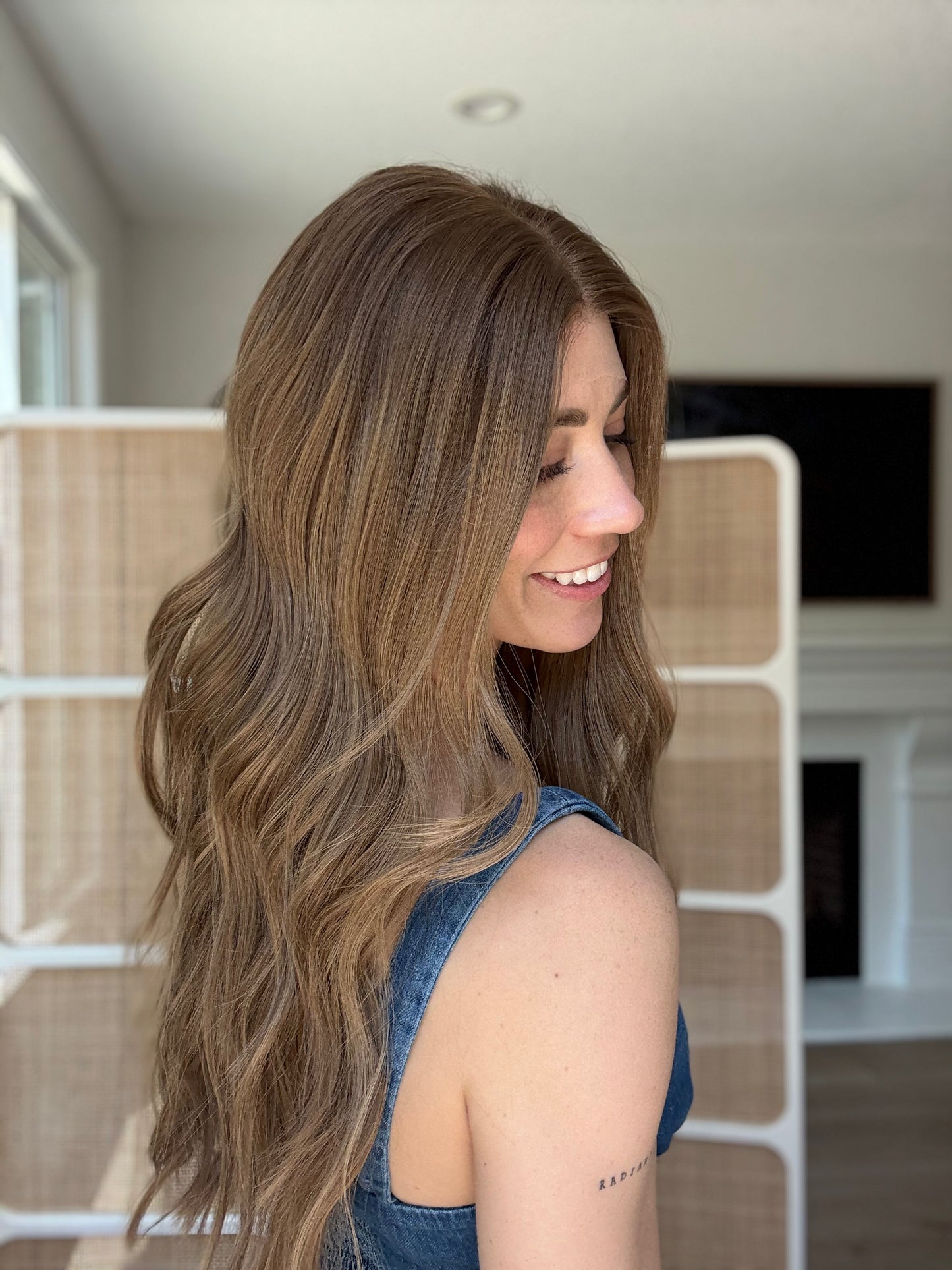 Custom Angelic | 22 inches | Medium Glueless Human Hair Wig