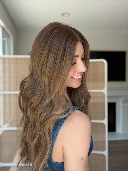 Custom Angelic | 22 inches | Medium Glueless Human Hair Wig
