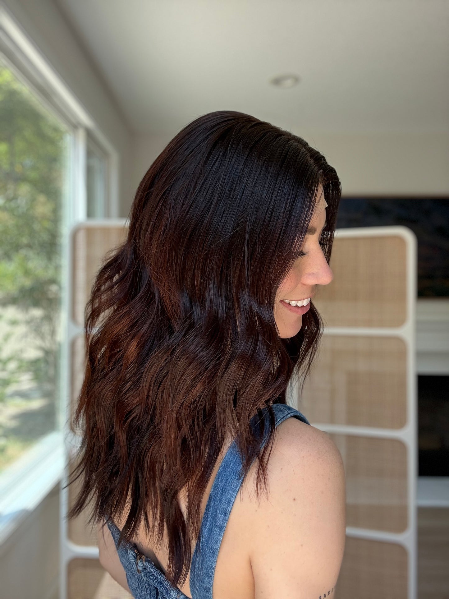 Custom Enchanted | 20 inches | Medium Glueless Human Hair Wig