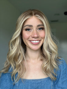 Golden With Rooting // Signature Wig // 18'' // Small