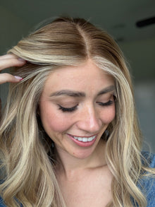 Golden With Rooting // Signature Wig // 18'' // Small