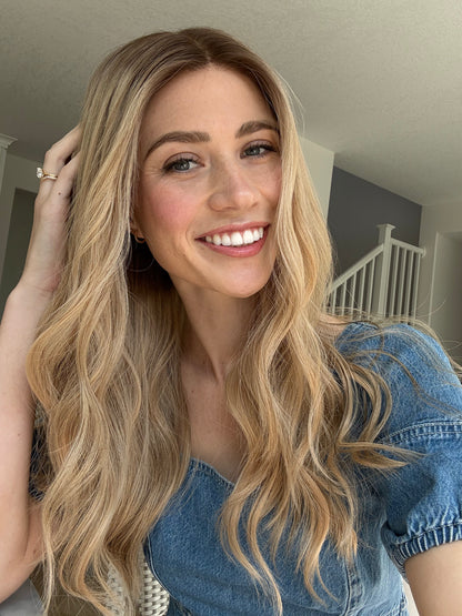 Iconic With Rooting // 22 inches // Extra Small Glueless Cap