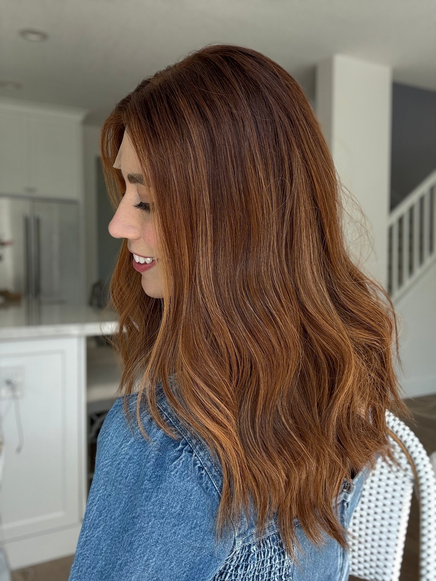 Custom Cosmic | 18 inches | Medium Glueless Human Hair Wig