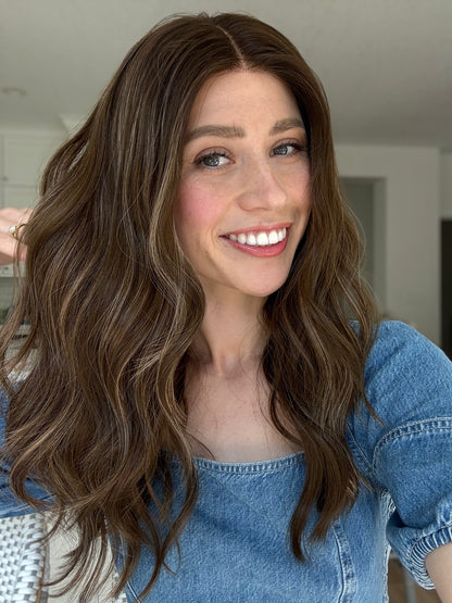 Magical With Rooting | 20 inches | XS Glueless Human Hair Wig