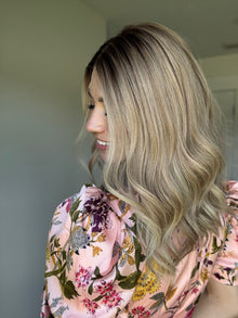 Golden With Rooting // Signature Wig // 16'' // Small